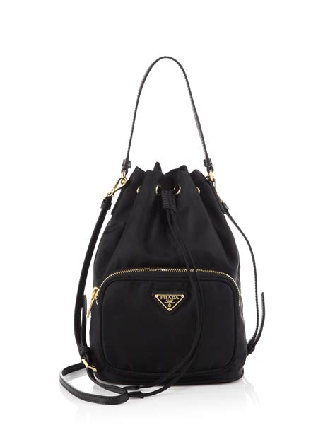 prada nylon drawstring pouch wristlet|farfetch prada bag.